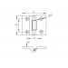 Balama porti inox, D73/70-00